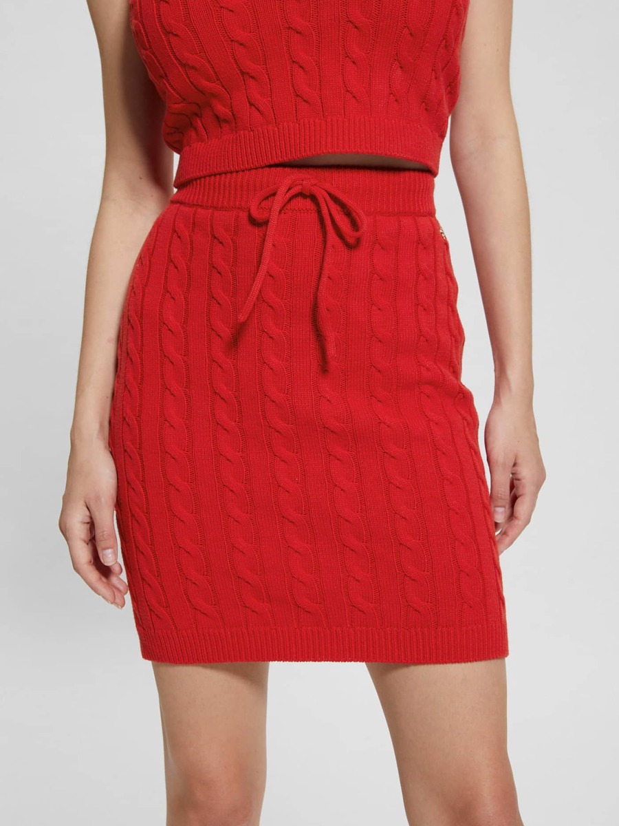 Red - Knitwear - Women - Guess GOOFASH