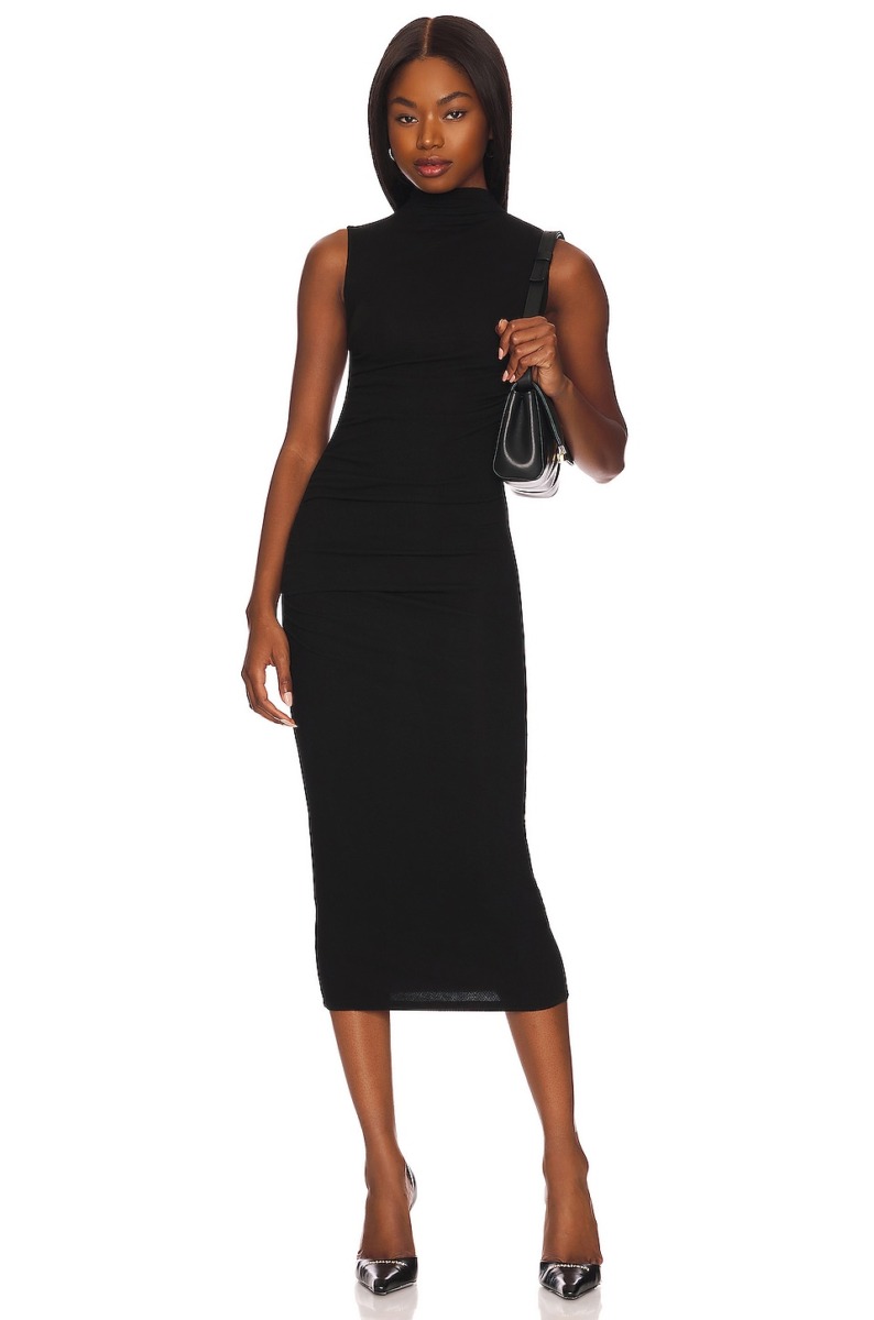 Revolve - Black - Women's Midi Dress - Enza Costa GOOFASH