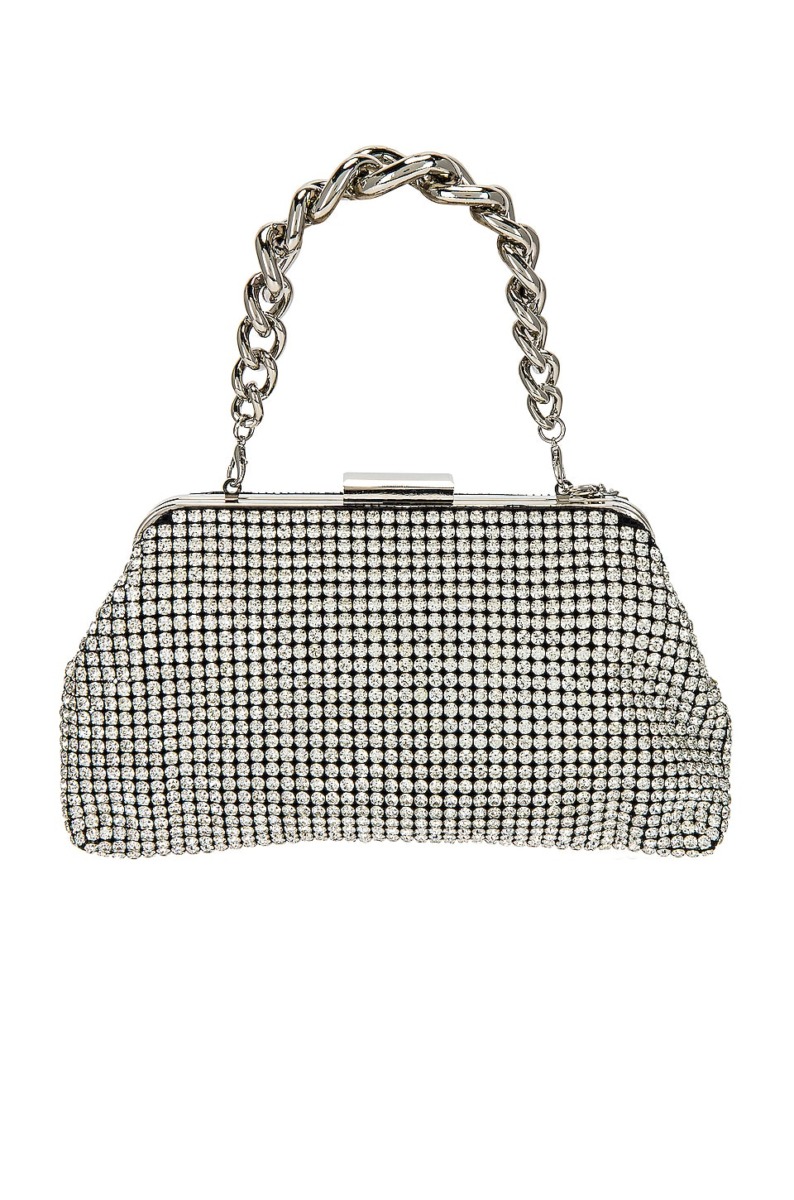 Revolve Clutches in Silver for Women from Olga Berg GOOFASH