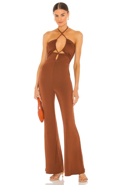 Revolve - Lady Jumpsuit Brown by House of Harlow 196 GOOFASH
