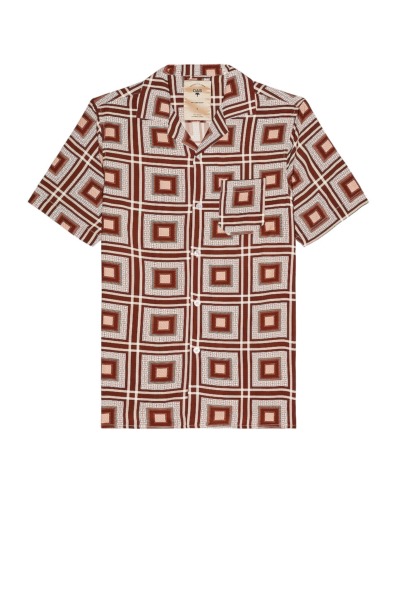 Revolve Shirt Brown for Men by Oas GOOFASH