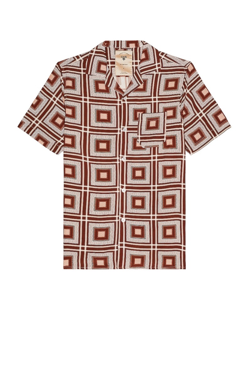 Revolve Shirt Brown for Men by Oas GOOFASH