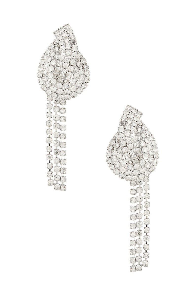Revolve Silver Earrings for Women by Shashi GOOFASH