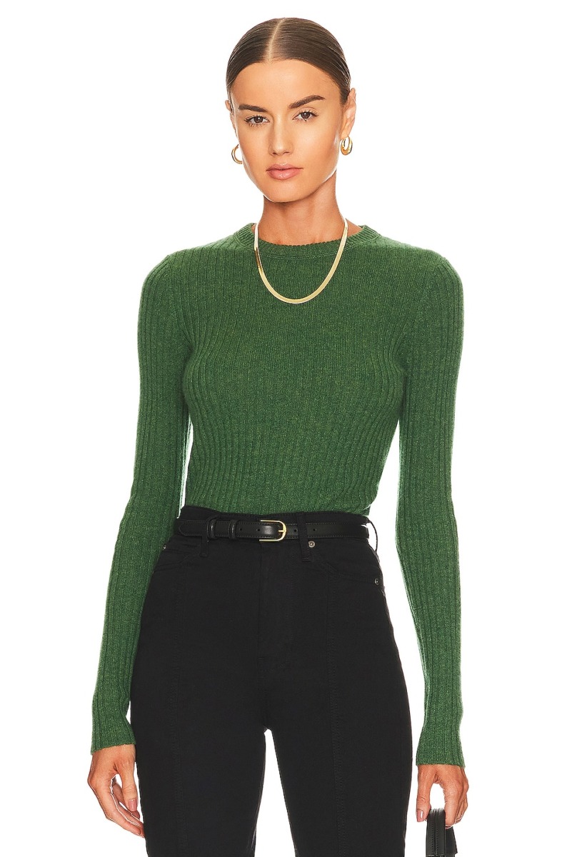 Revolve - Woman Top Green from Autumn Cashmere GOOFASH