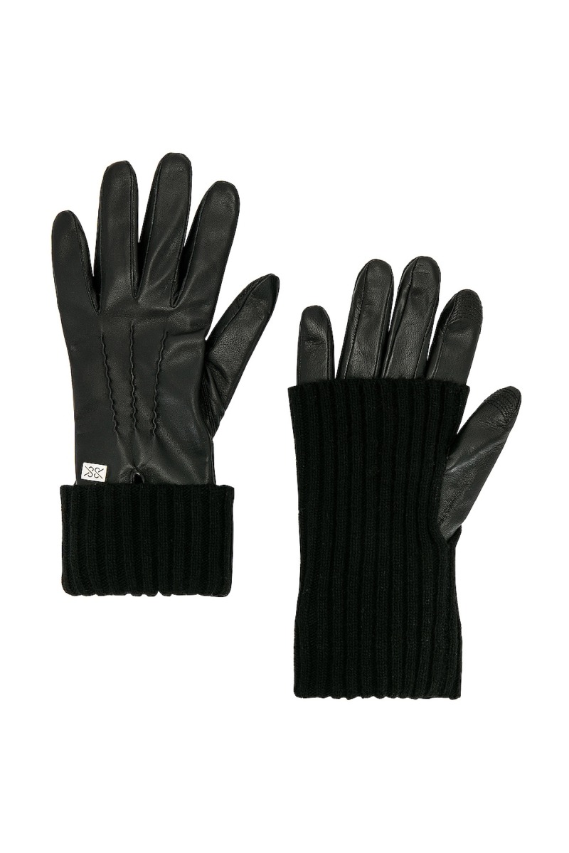 Revolve Womens Gloves Black GOOFASH