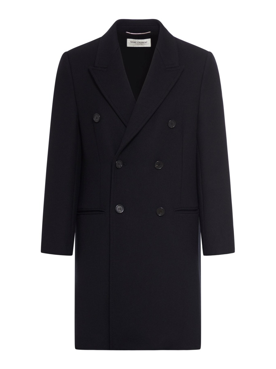 Saint Laurent - Gents Coat in Black Suitnegozi GOOFASH