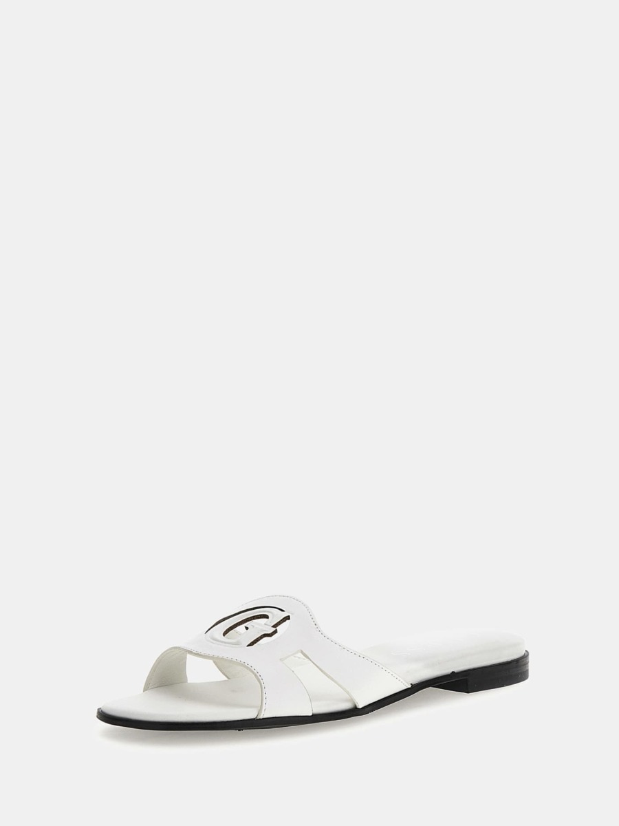 Sandals in White Guess Woman GOOFASH