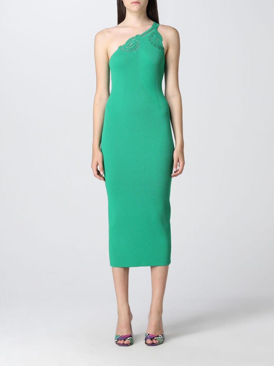 Self-Portrait Lady Dress in Green from Giglio GOOFASH