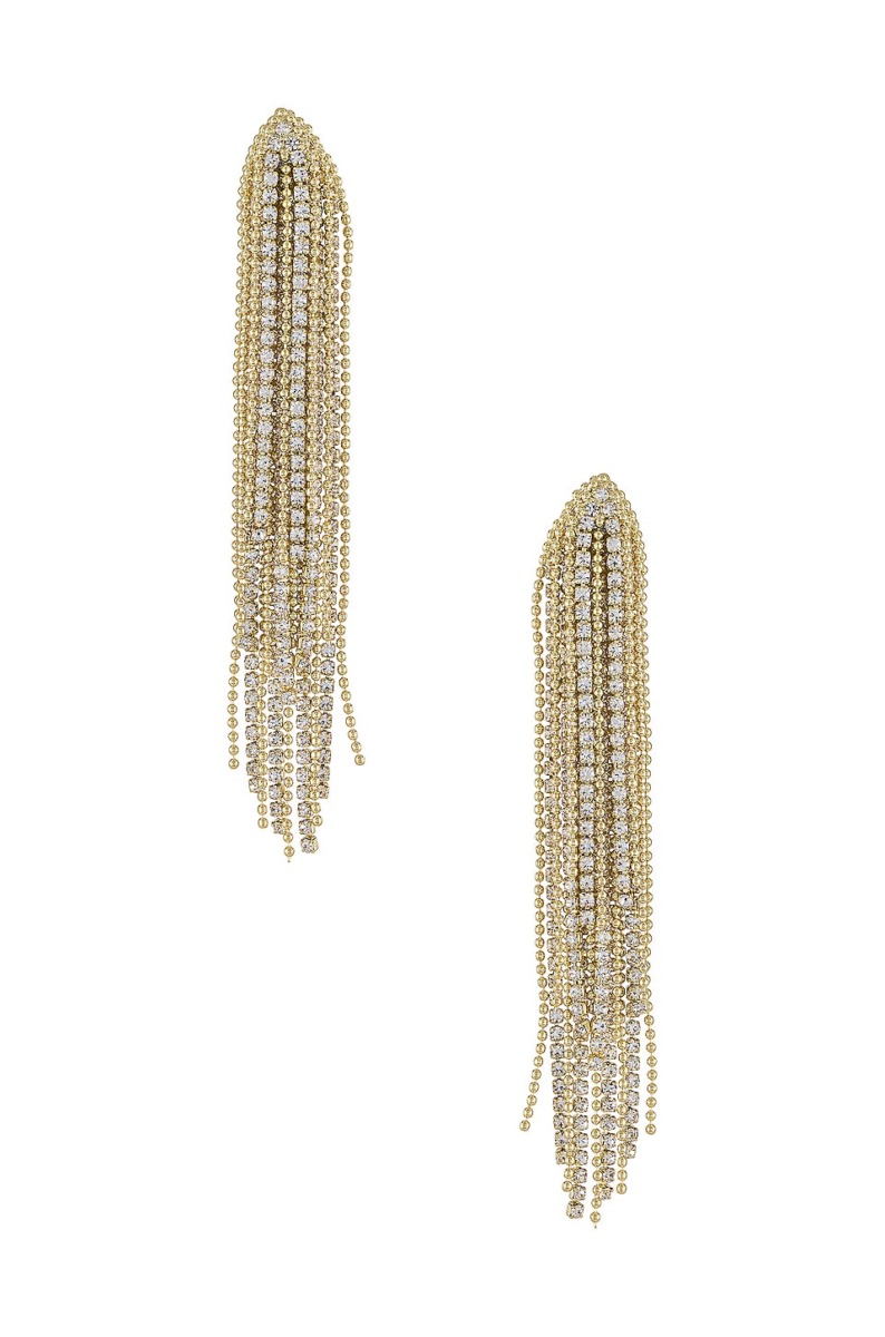 Shashi - Woman Gold Earrings from Revolve GOOFASH