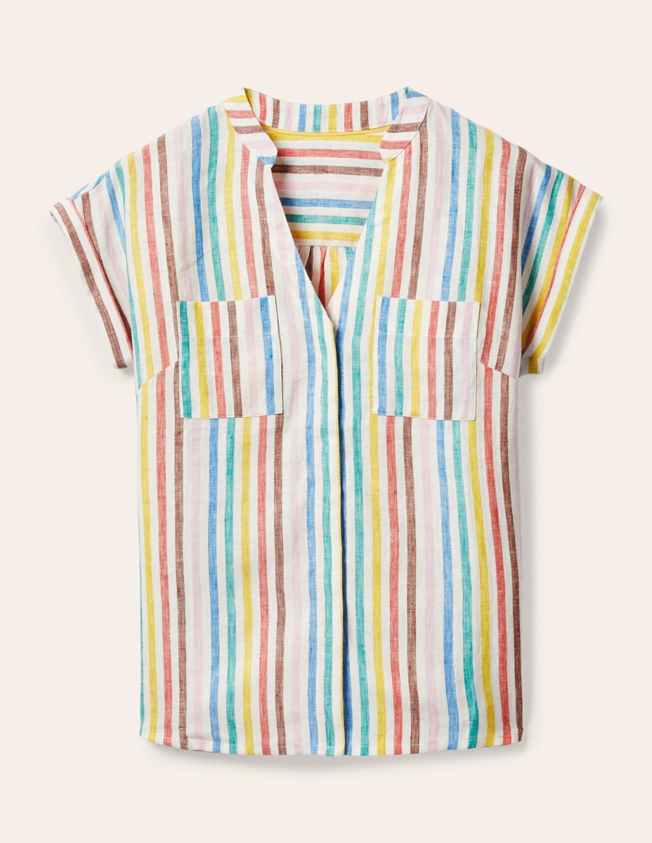 Shirt in Striped for Women by Boden GOOFASH