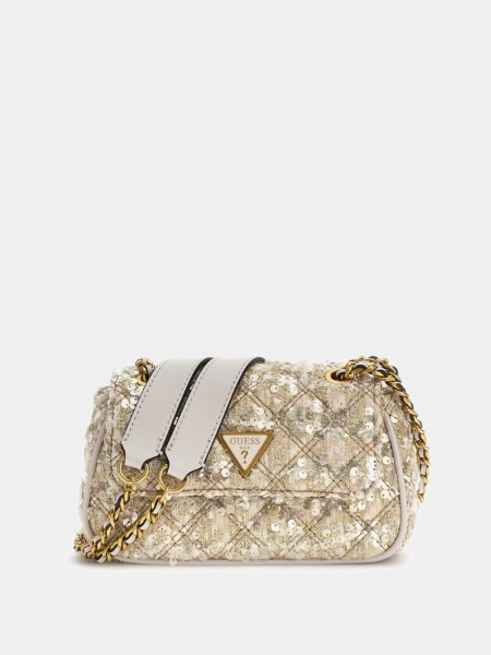 Shoulder Bag in Gold by Guess GOOFASH