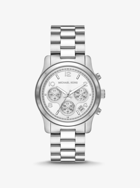 Silver Watch by Michael Kors GOOFASH
