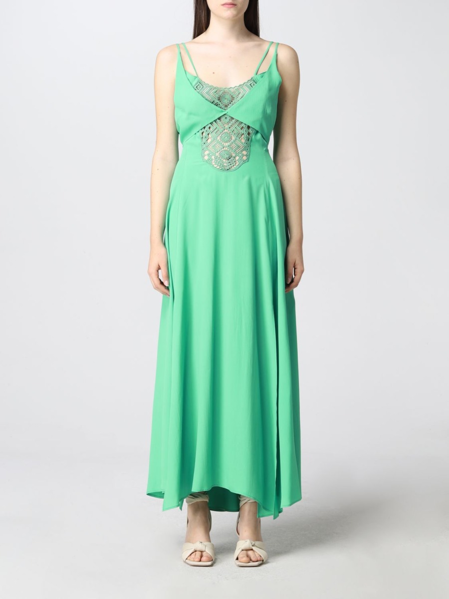Simona Corsellini Lady Green Dress by Giglio GOOFASH
