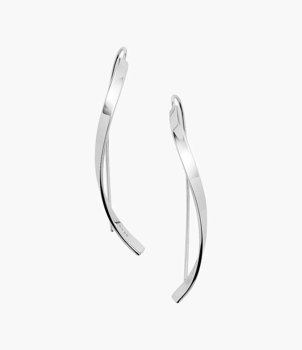 Skagen - Silver Earrings GOOFASH