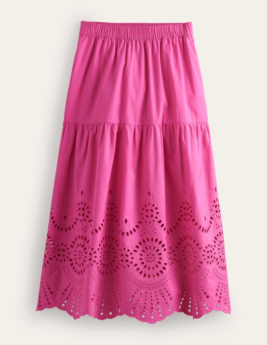 Skirt Pink for Women by Boden GOOFASH