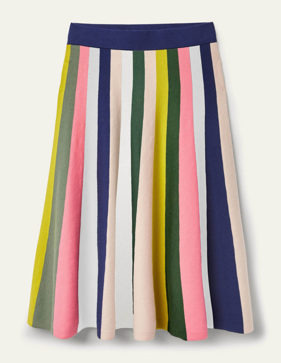 Skirt in Striped for Women from Boden GOOFASH