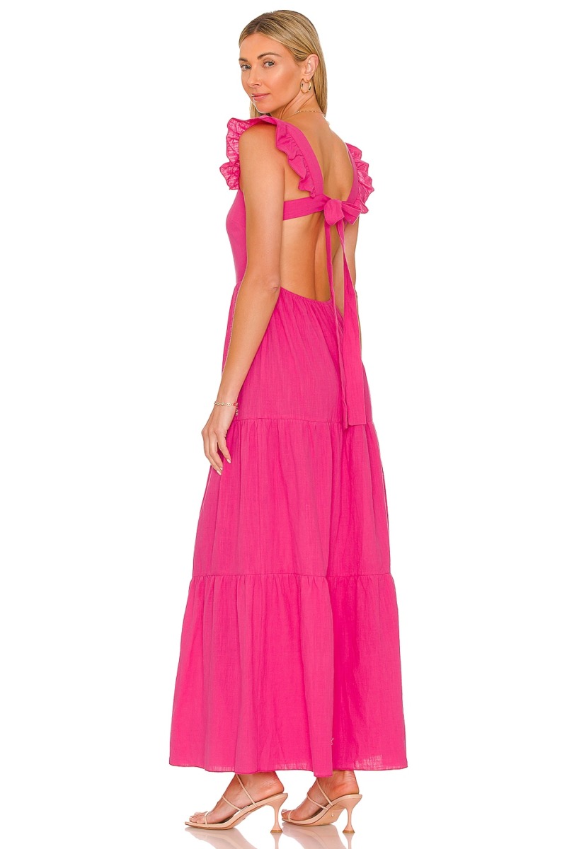 Sndys Ladies Pink Dress at Revolve GOOFASH