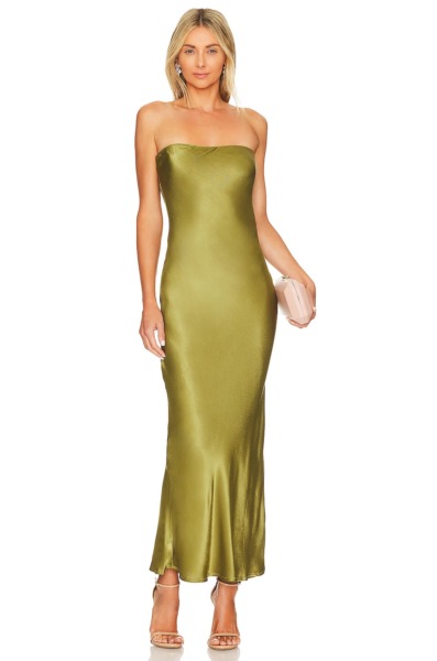 Sndys - Women's Midi Dress - Olive - Revolve GOOFASH