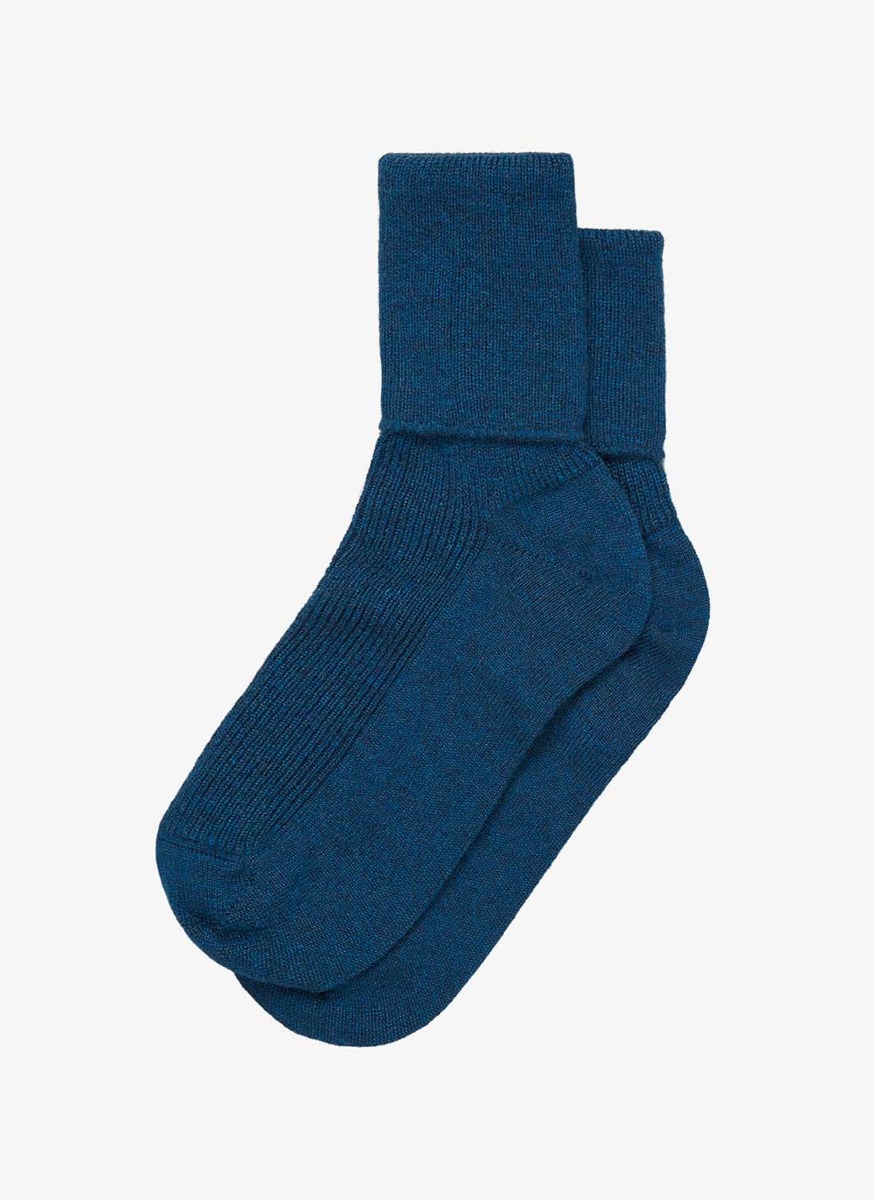 Socks in Blue from Brora GOOFASH