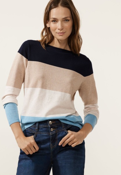 Street One - Blue - Woman Sweater GOOFASH