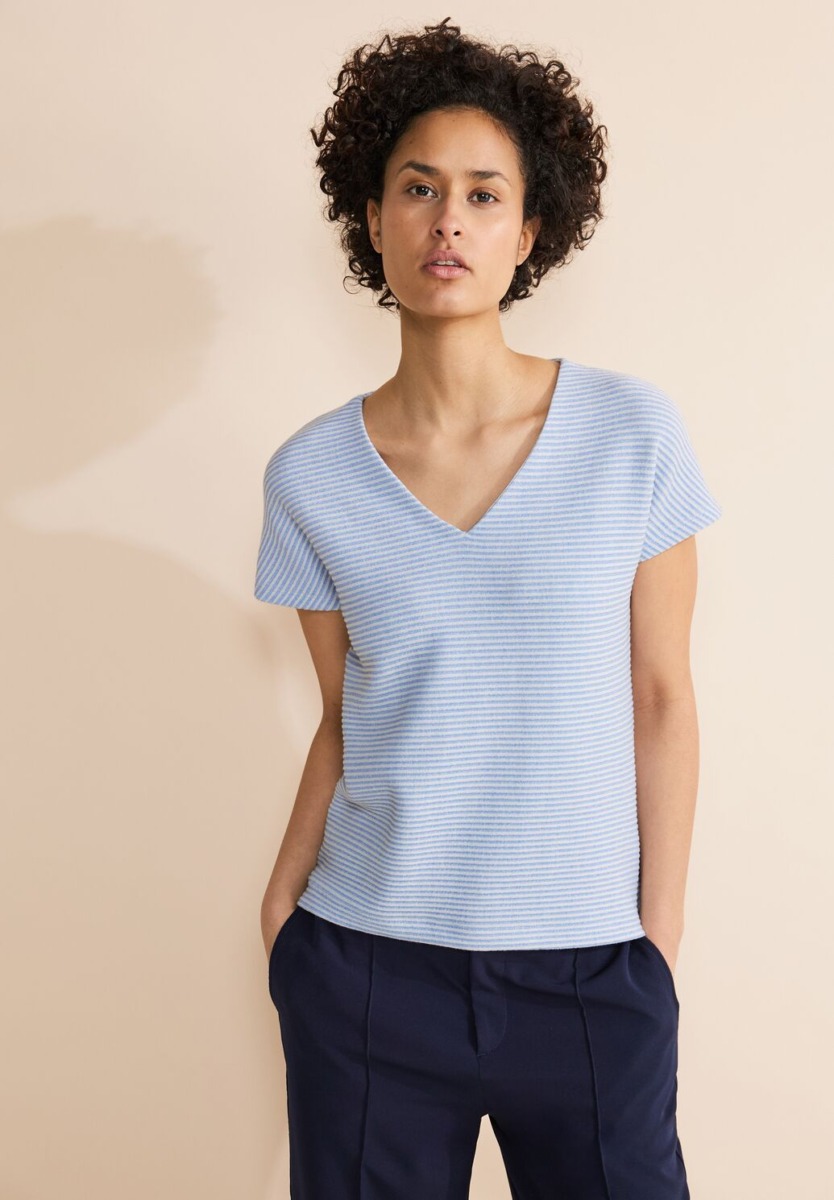 Street One - Blue Women's T-Shirt GOOFASH