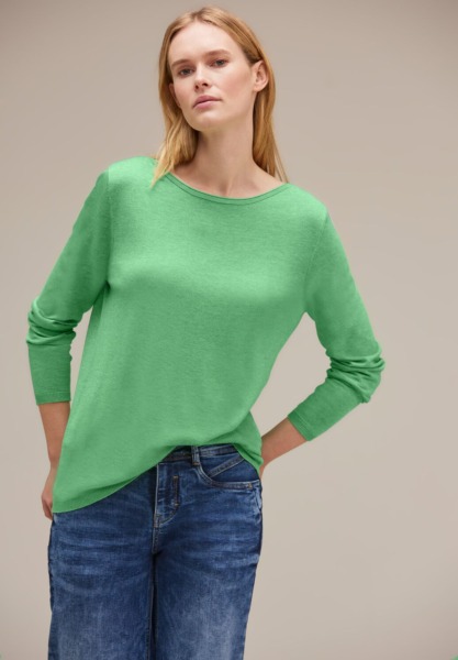 Street One Green Sweater Women GOOFASH