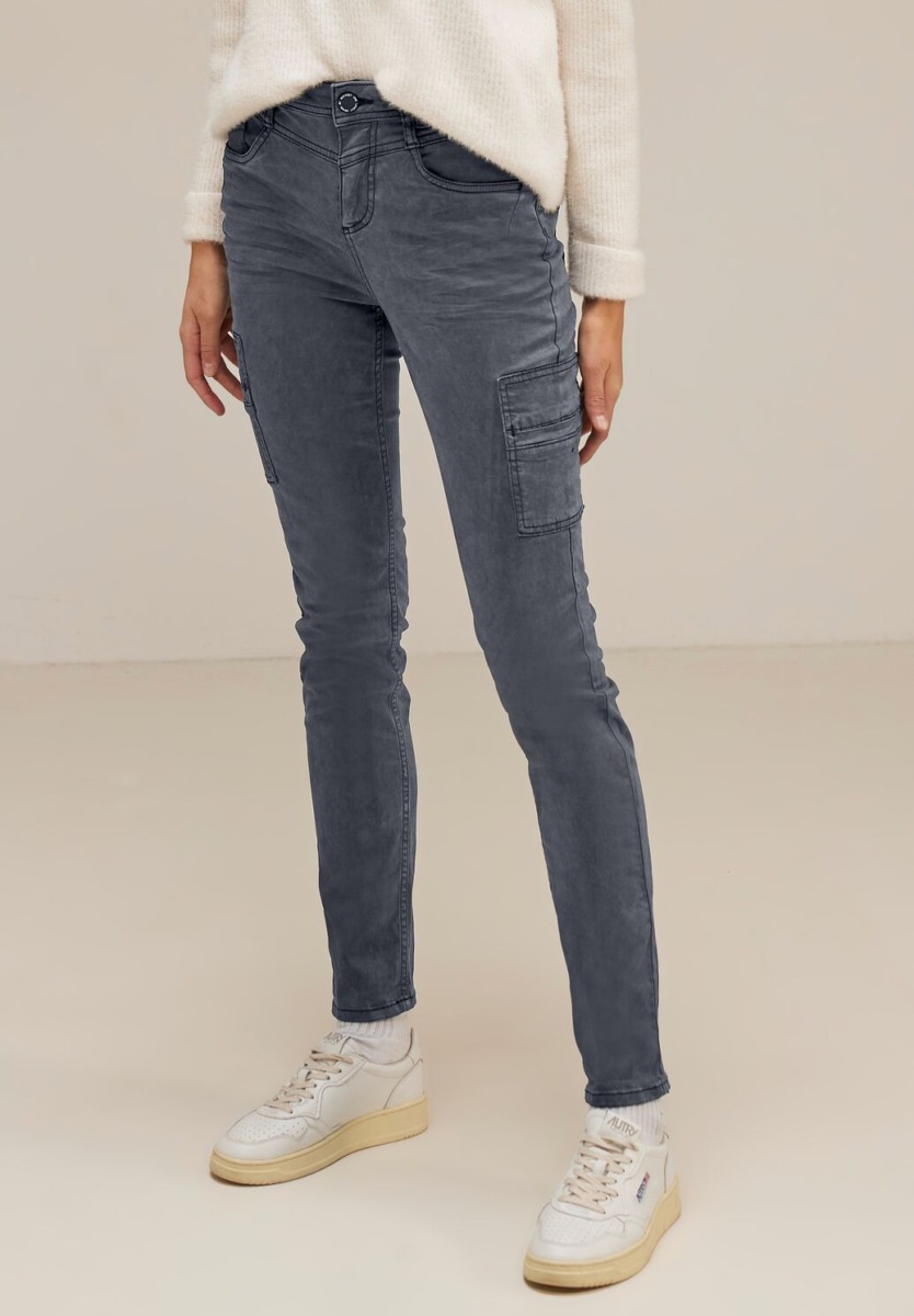 Street One - Grey - Women's Jeans GOOFASH