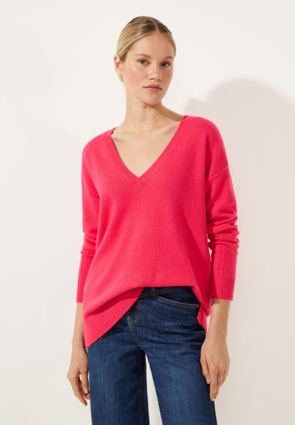 Street One Lady Sweater Red GOOFASH