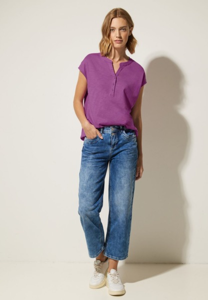 Street One - Purple - Lady T-Shirt GOOFASH