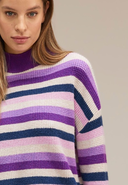 Street One Purple Sweater Woman GOOFASH
