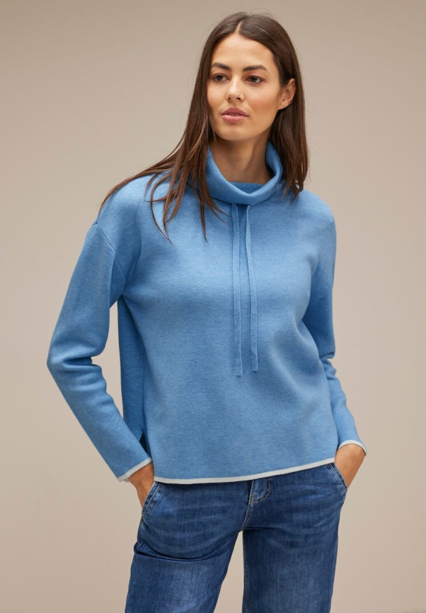 Street One - Sweater Blue for Woman GOOFASH