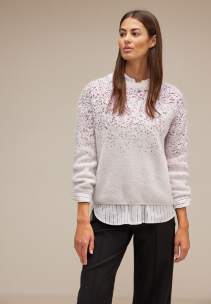 Street One - White - Women's Sweater GOOFASH