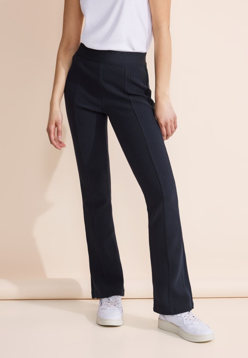 Street One - Woman Bootcut Trousers in Blue GOOFASH