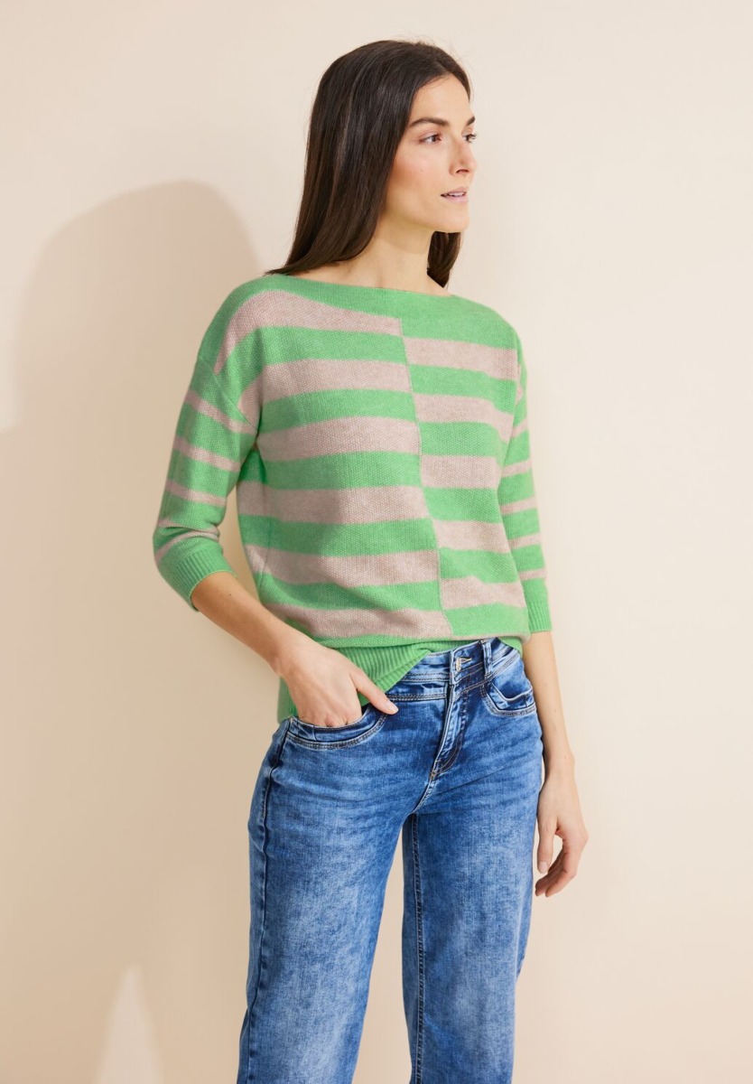 Street One - Woman Sweater Green GOOFASH