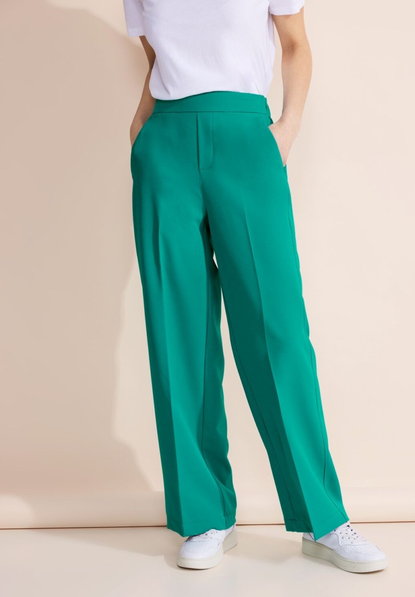 Street One - Women Trousers in Turquoise GOOFASH