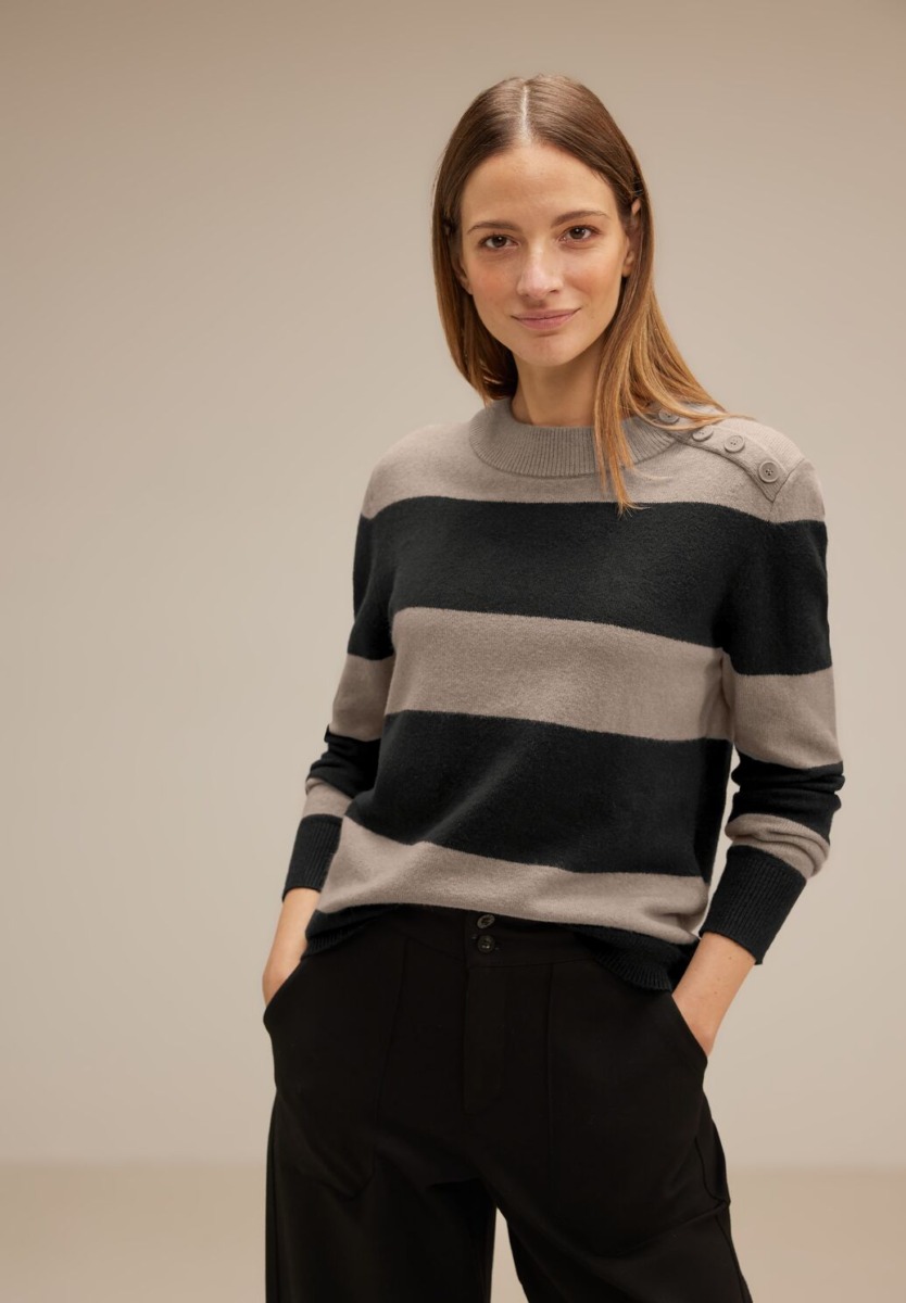 Street One - Women's Sweater Brown GOOFASH