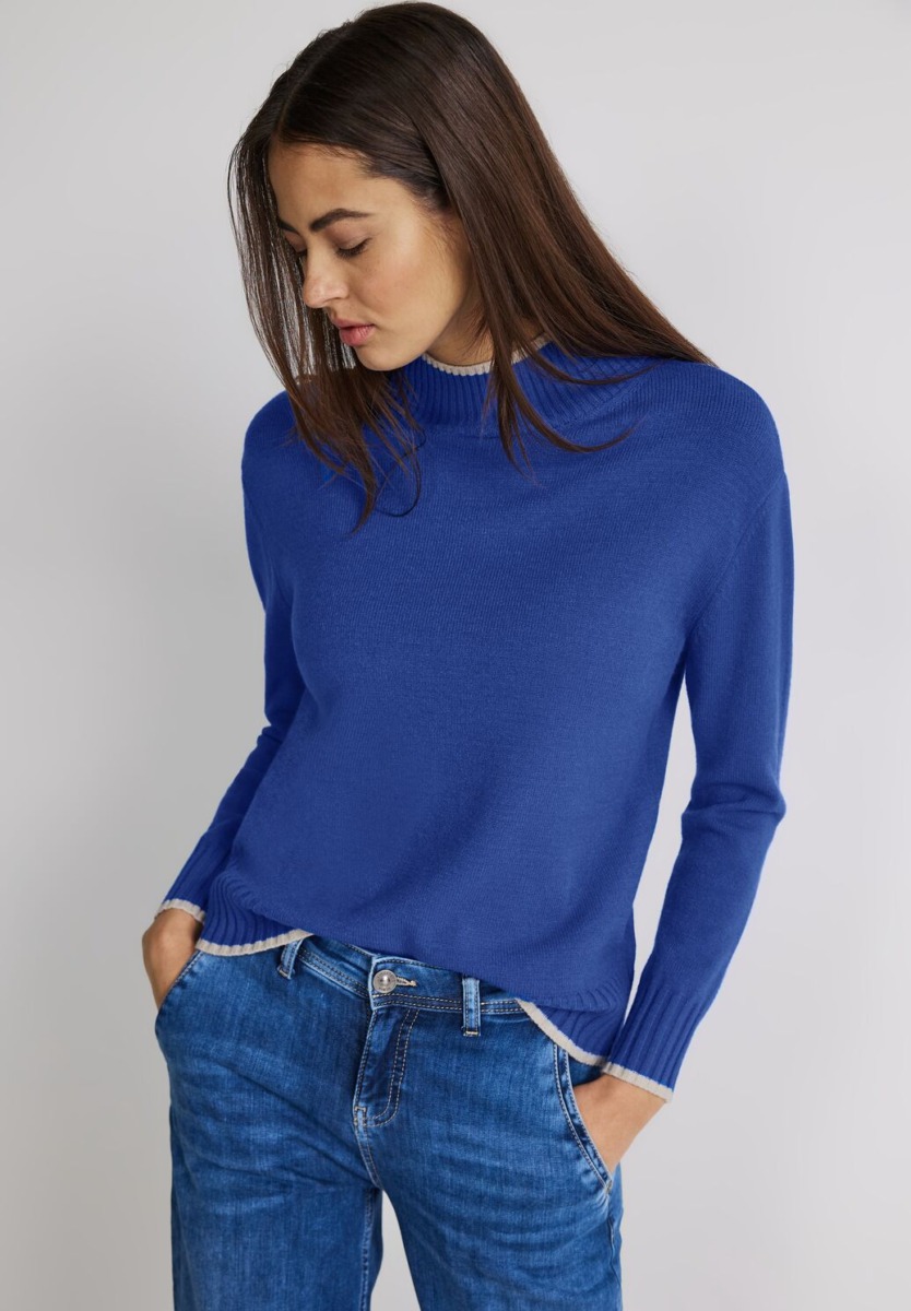 Street One - Women's Sweater in Blue GOOFASH