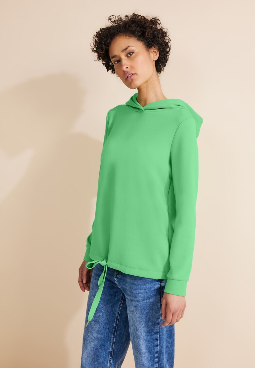 Street One - Womens Sweatshirt in Green GOOFASH