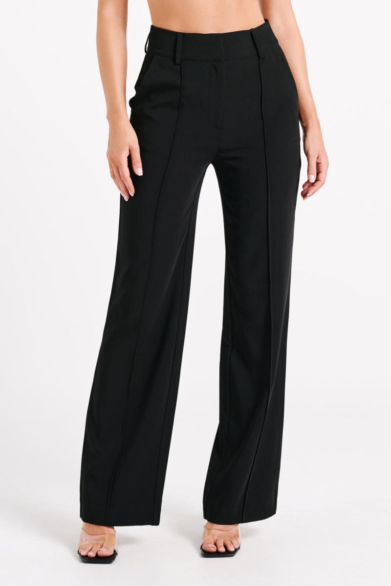 Suit Trousers Black - Women - Meshki GOOFASH