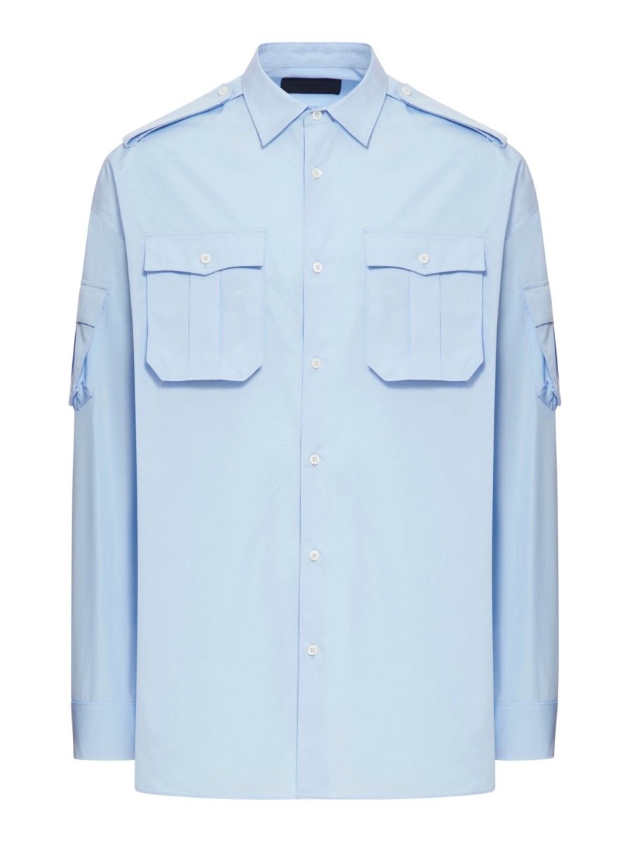 Suitnegozi Men's Blue Shirt from Prada GOOFASH