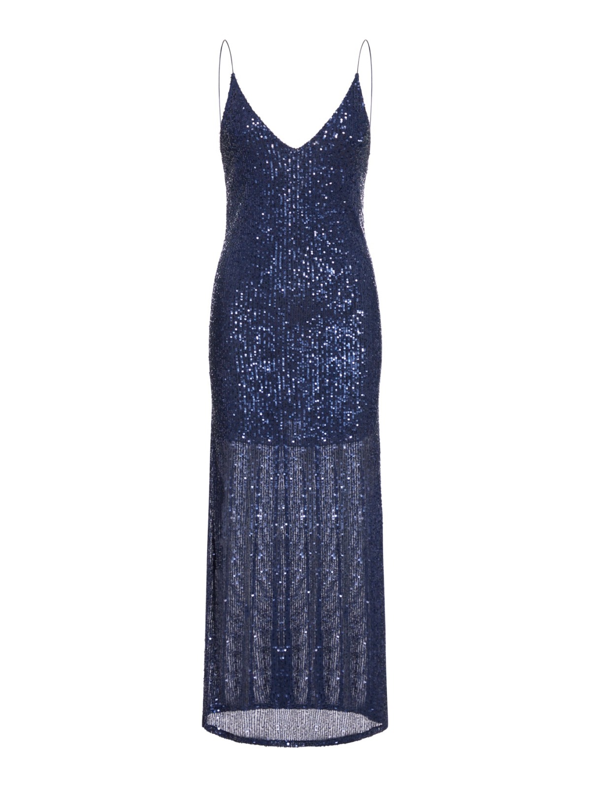Suitnegozi - Sequin Dress in Blue for Women from Nina GOOFASH