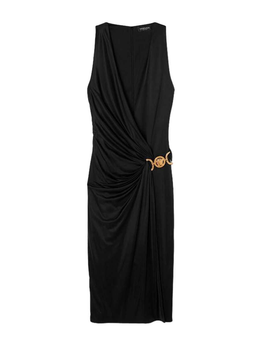 Suitnegozi - Woman Midi Dress Black GOOFASH