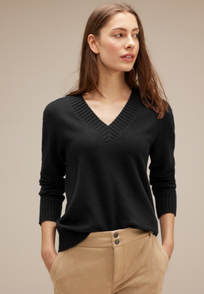 Sweater Black - Street One Women GOOFASH