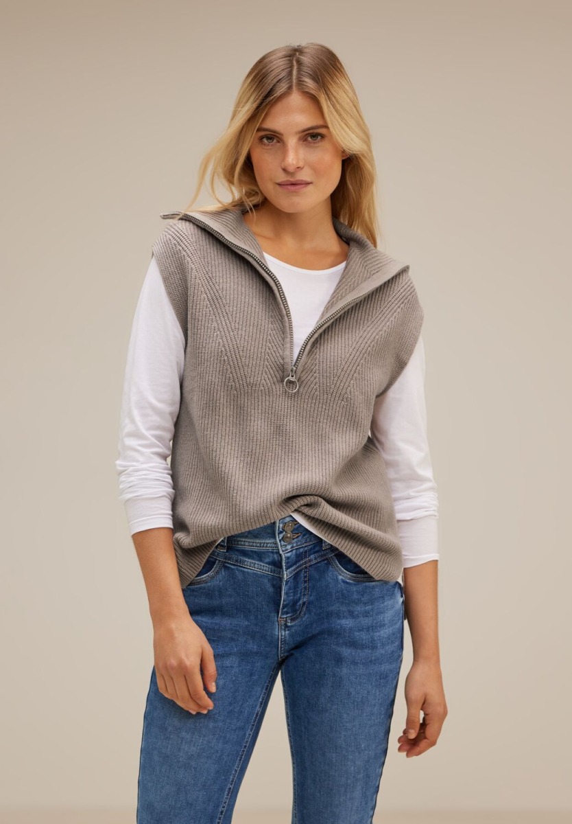 Sweater - Brown - Street One - Woman GOOFASH