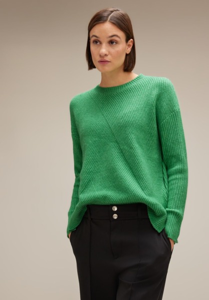 Sweater Green for Women at Street One GOOFASH