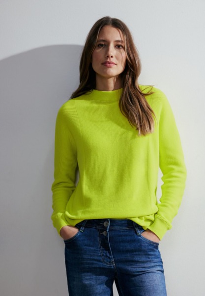 Sweater Yellow - Cecil - Woman GOOFASH