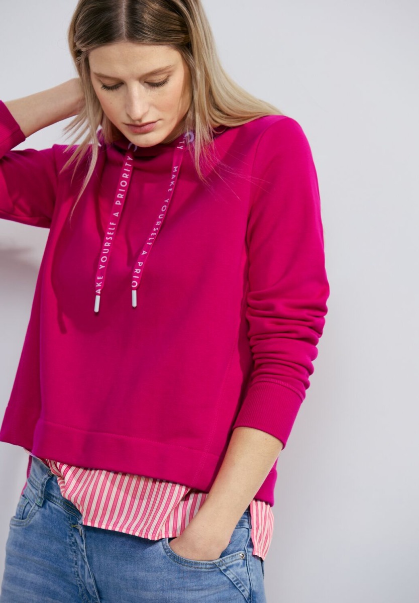 Sweatshirt Pink Cecil GOOFASH