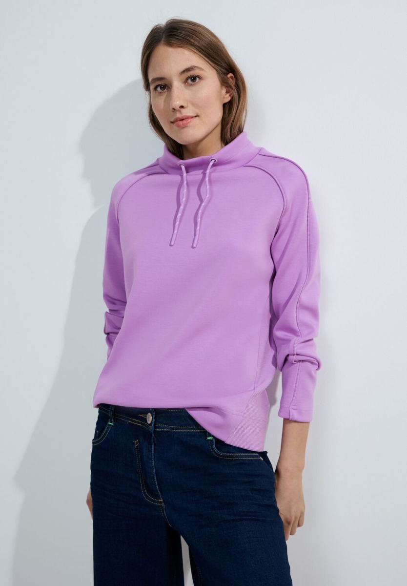 Sweatshirt in Purple for Women from Cecil GOOFASH