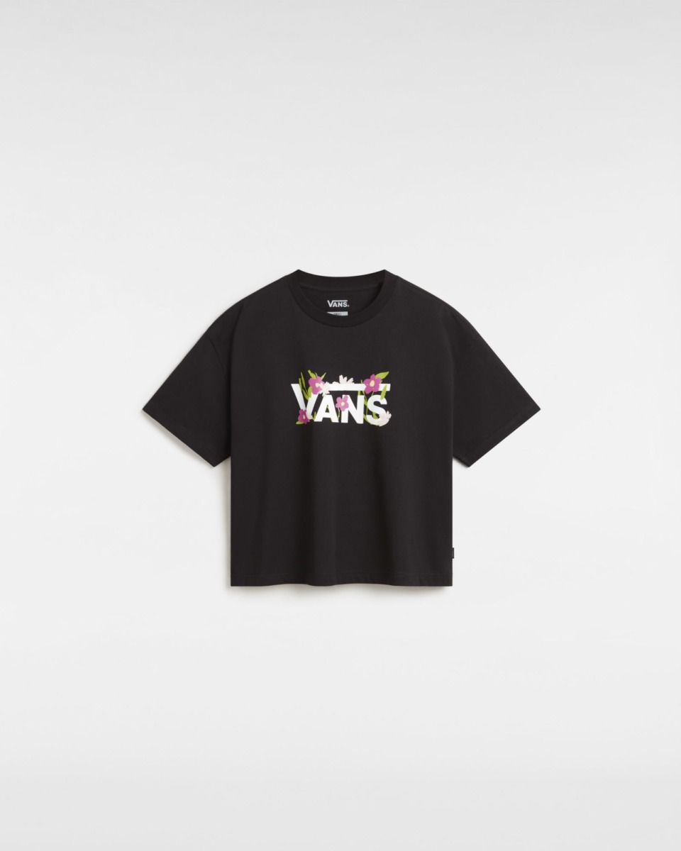 T-Shirt Black Lady - Vans GOOFASH