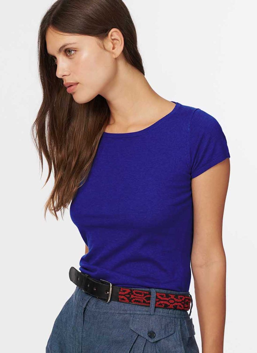 T-Shirt Blue for Woman from Brora GOOFASH